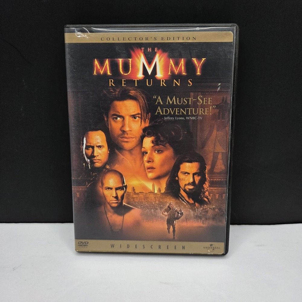 The Mummy Returns DVD Collector's Edition Widescreen Brendan Fraser The Rock